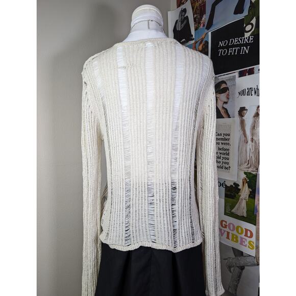 Sheer Knit Sweater - Picture 4 of 7